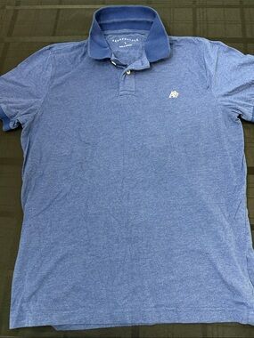 Aeropostale Heather Blue Men's Polo Shirt